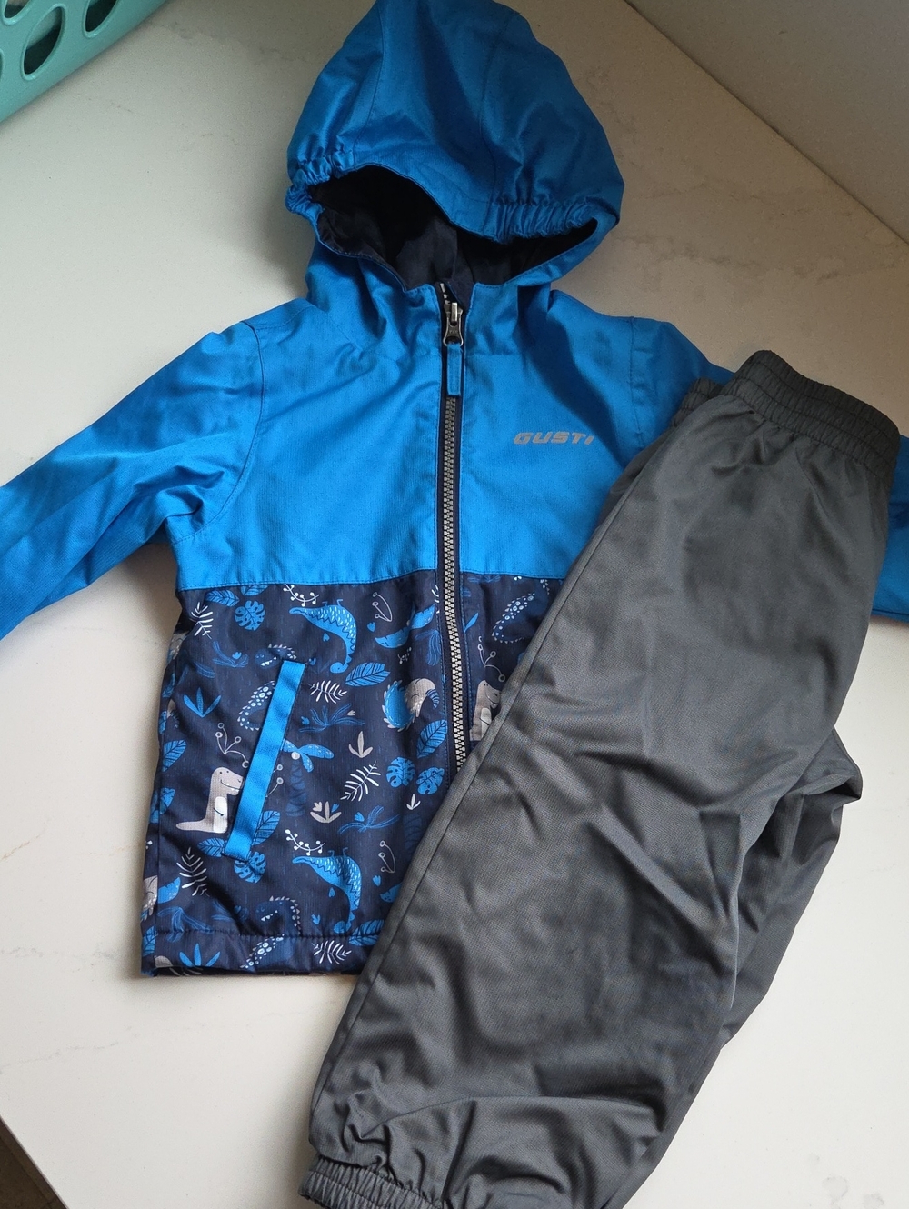 Gustin Kids Blue Jacket with Navy Accents